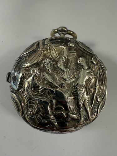 Lot 210 - John Wilders, London - A late 18th century silver pair cased pocket watch