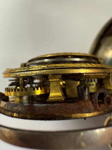 Lot 210 - John Wilders, London - A late 18th century silver pair cased pocket watch