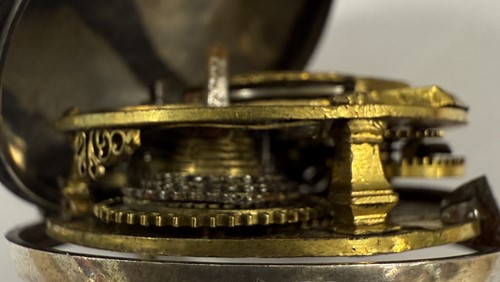 Lot 210 - John Wilders, London - A late 18th century silver pair cased pocket watch