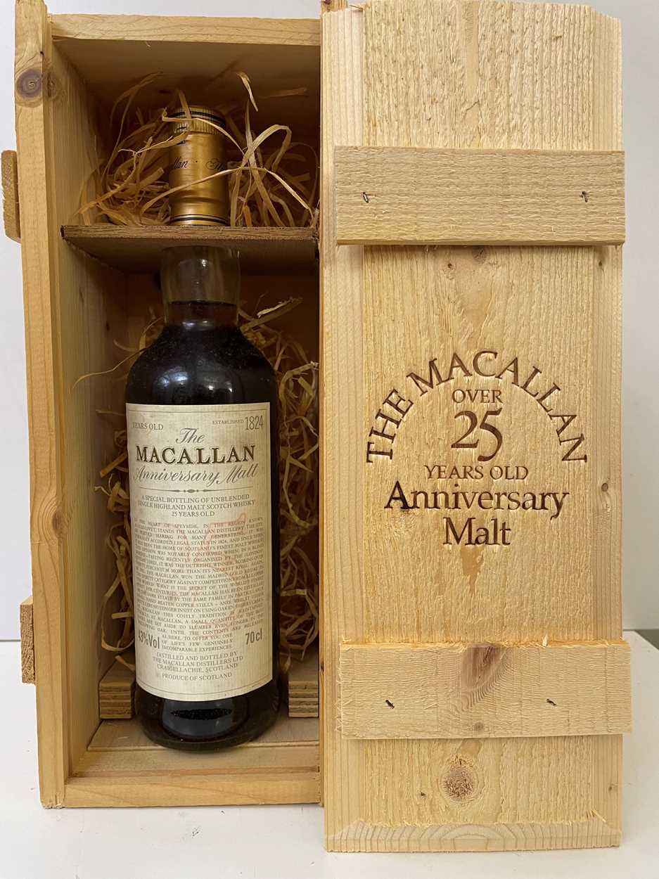 Lot 203 - The Macallan Anniversary Malt 25 years old