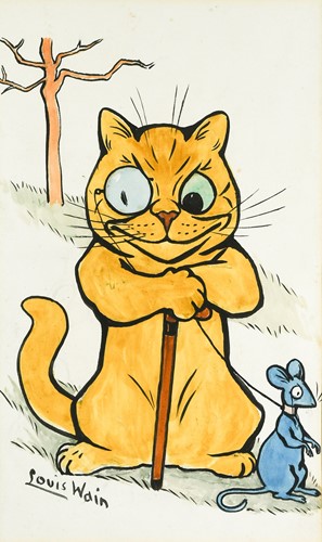 Lot 300 - Louis Wain (British, 1860-1939)