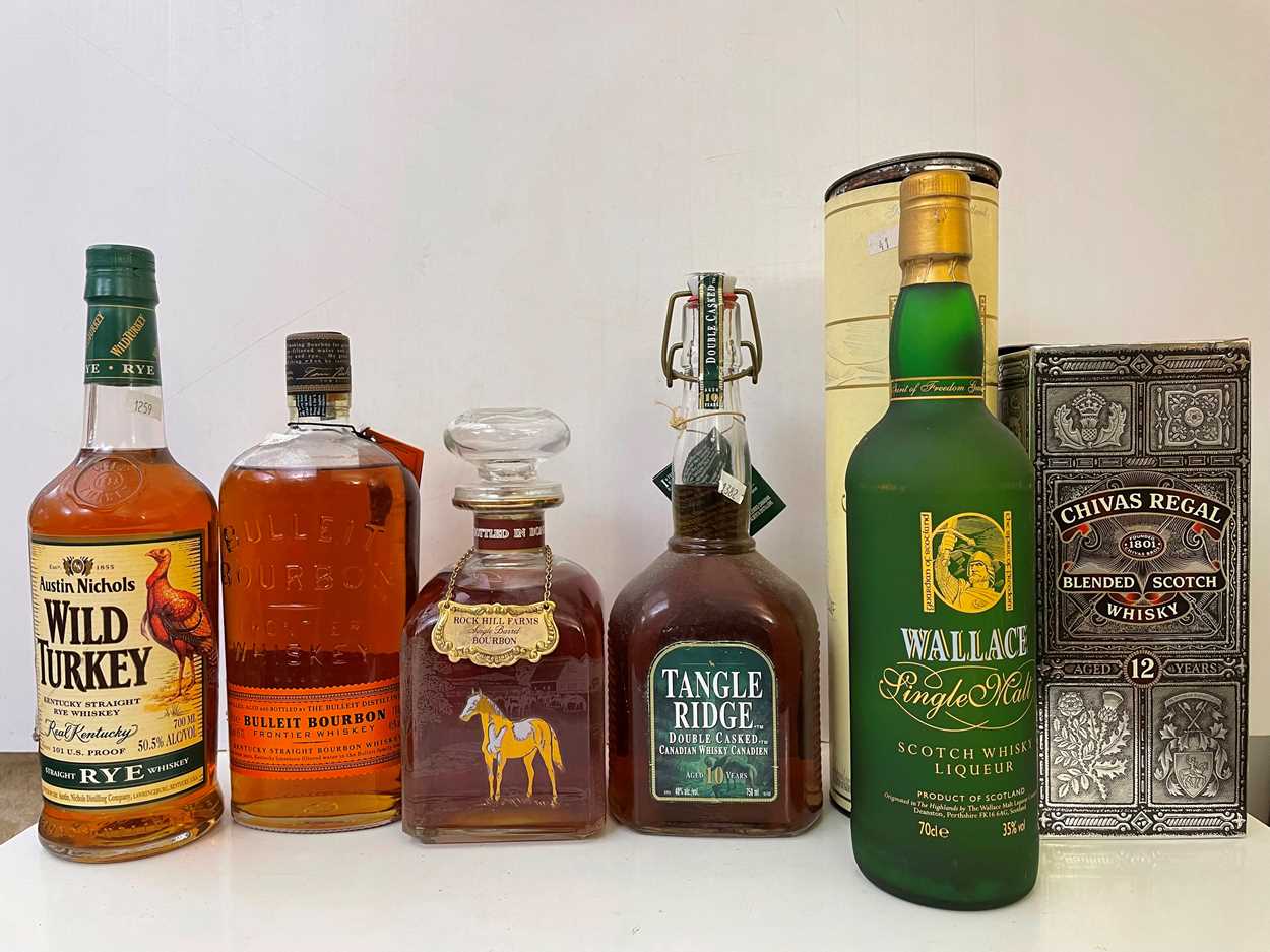Lot 176 - Scotch Whisky and American Bourbon, 11 bottles.