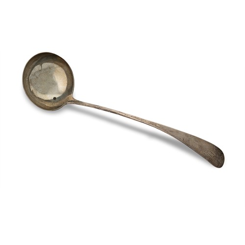 Lot 590 - Aberdeen - An early 19th century silver soup ladle