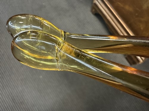 Lot 16 - A Murano glass two-part sculpture of a figure diving through a wave