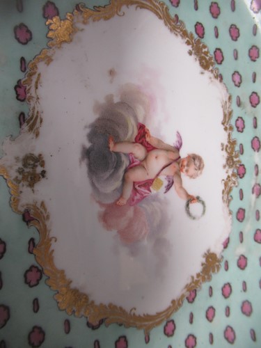 Lot 3 - A Vienna two-handled tureen, cover and stand,...