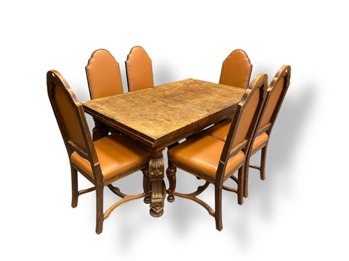 Lot 723 - A late 19th century fruitwood extending dining...