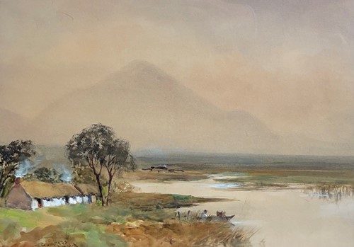 Lot 13 - William Bingham McGuinness RHA (Irish, 1849-1928)