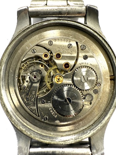 Lot 233 - Cyma - A steel 'WWW Dirty Dozen' military issue wristwatch