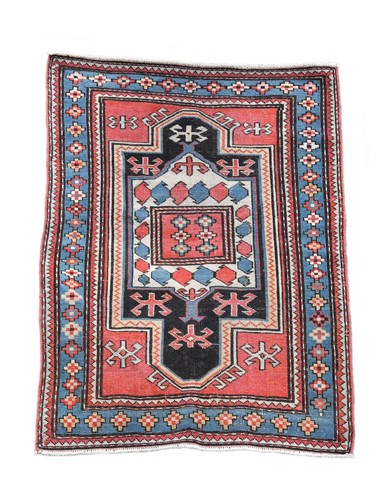 Lot 596 - A Fachralo Kazak rug, early 20th century