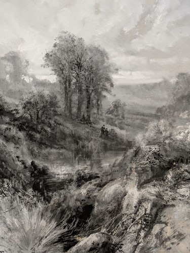 Lot 397 - A Collection Of Original Drawings, Watercolours and Oil On Canvas