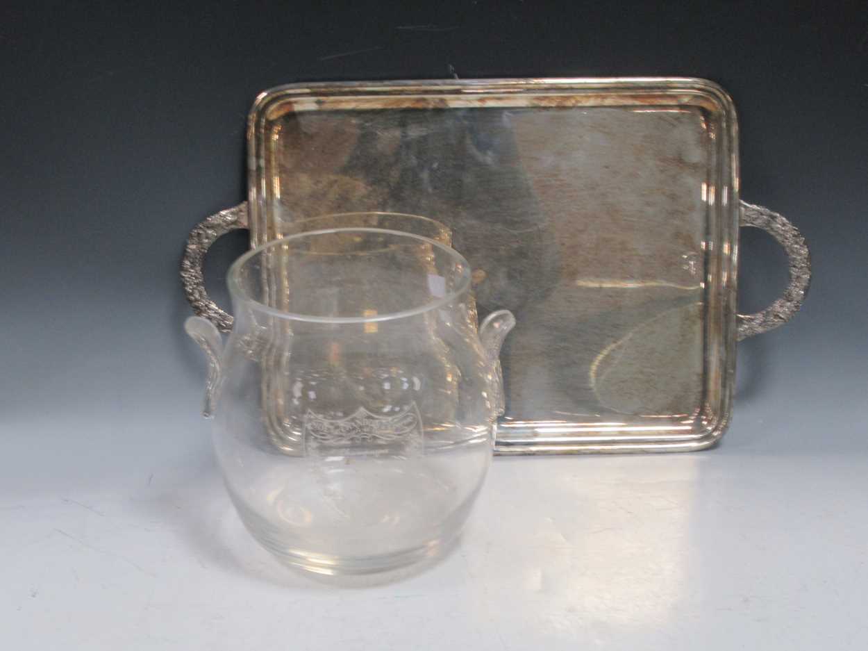 Lot 144 - A modern Dom Perignon engraved glass ice...