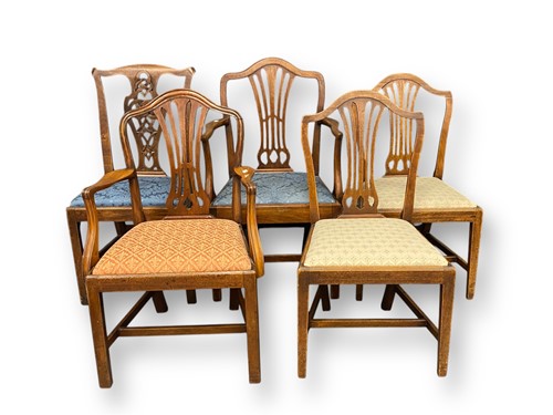 Lot 715 - Five late 18th / early 19th century dining...
