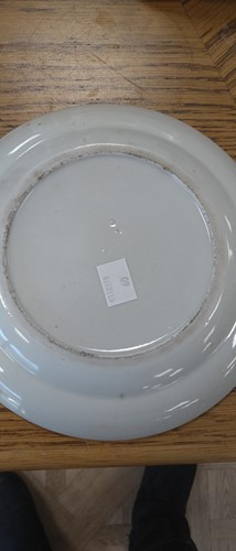 Lot 15 - A 19th century Canton Famille Verte plate...