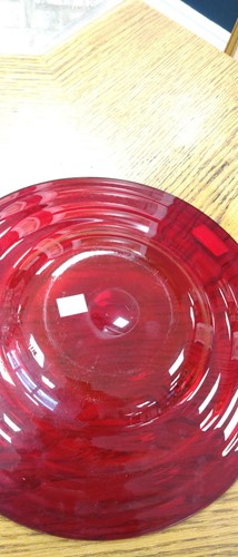 Lot 24 - Two Murano glass vases, 28 and 26cm high; and...