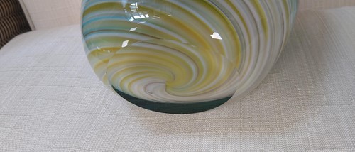 Lot 24 - Two Murano glass vases, 28 and 26cm high; and...