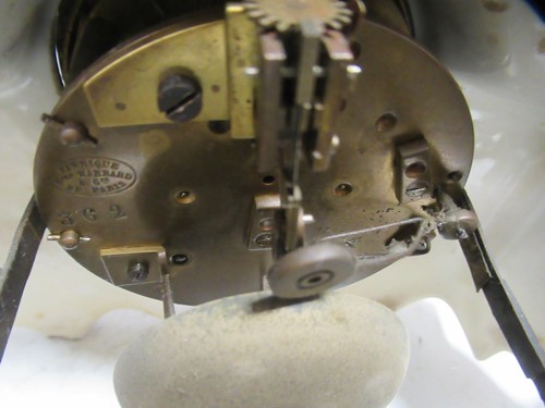 Lot 147 - A 19th century bisque porcelain figural clock,...