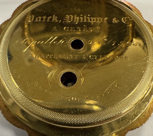 Lot 226 - A hunter pocket watch, the case signed 'Patek Philippe & Co'