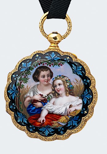 Lot 226 - A hunter pocket watch, the case signed 'Patek Philippe & Co'