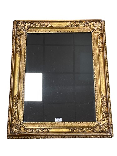 Lot 722 - A 19th century moulded gilt frame, with later...