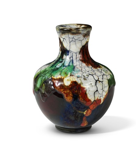 Lot 26 - A Royal Doulton 'Chang' vase, probably Charles Noke and Harry Nixon