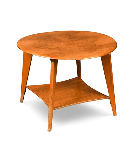 Lot 220 - An Art Deco walnut coffee table, circa 1950