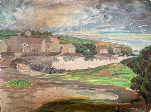 Lot 553 - A Large Group Of Unframed Oil Paintings