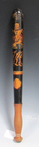 Lot 195 - A Victorian truncheon, with painted decoration,...