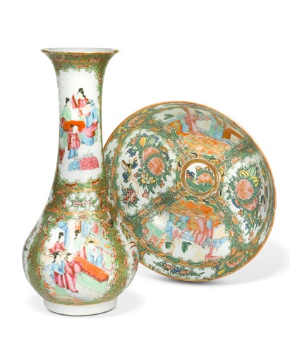 Lot 34 - A Cantonese famille rose bowl, Qing Dynasty, 19th century