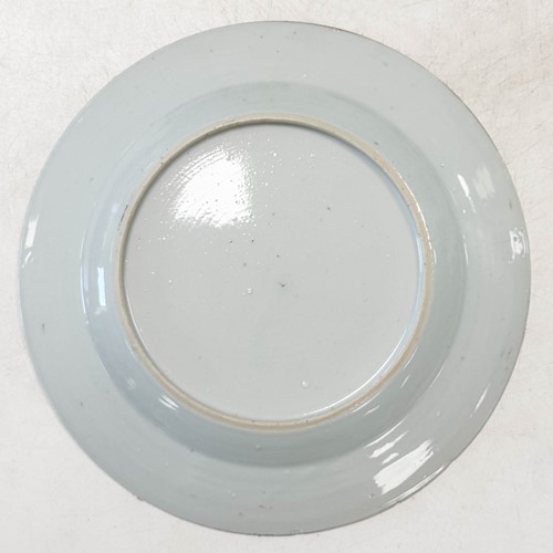 Lot 23 - Fourteen Chinese export blue and white plates, Kangxi and later