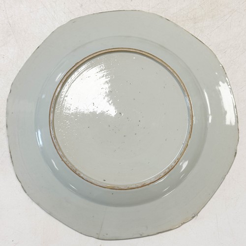 Lot 23 - Fourteen Chinese export blue and white plates, Kangxi and later