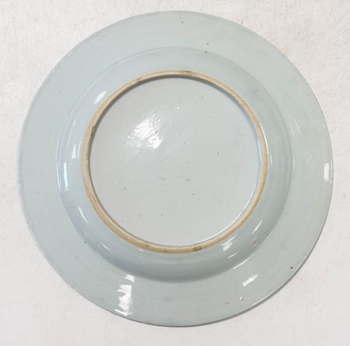 Lot 23 - Fourteen Chinese export blue and white plates, Kangxi and later