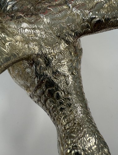 Lot 272 - A pair of Elizabeth II silver table ornaments modelled as pheasants