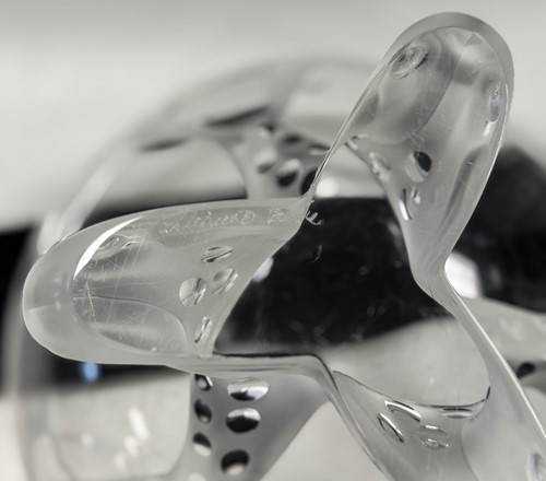 Lot 10 - Igor, a Lalique frosted and polished glass caviar bowl and stand