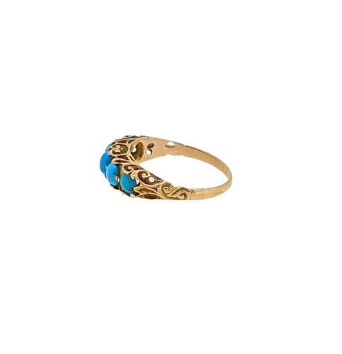 Lot 11 - A turquoise ring