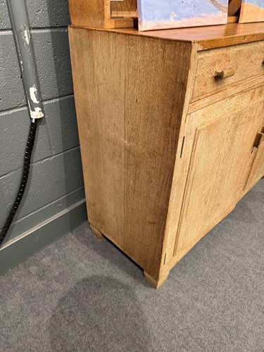 Lot 209 - A Heal's limed oak bookcase or dresser, circa 1930