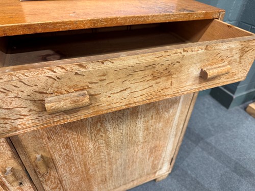 Lot 209 - A Heal's limed oak bookcase or dresser, circa 1930