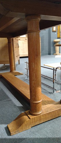 Lot 202 - Philip Tilden (1887-1956) and Ambrose Heal (1872-1959) for Heal & Son, an oak '148' refectory table, circa 1925