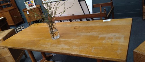Lot 202 - Philip Tilden (1887-1956) and Ambrose Heal (1872-1959) for Heal & Son, an oak '148' refectory table, circa 1925