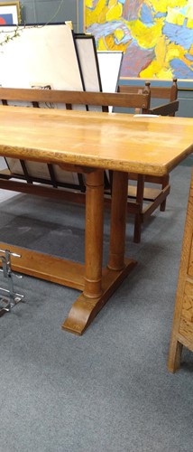 Lot 202 - Philip Tilden (1887-1956) and Ambrose Heal (1872-1959) for Heal & Son, an oak '148' refectory table, circa 1925