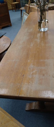 Lot 202 - Philip Tilden (1887-1956) and Ambrose Heal (1872-1959) for Heal & Son, an oak '148' refectory table, circa 1925