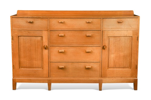 Lot 193 - P. Hensman, a Cotswold School oak sideboard, circa 1948
