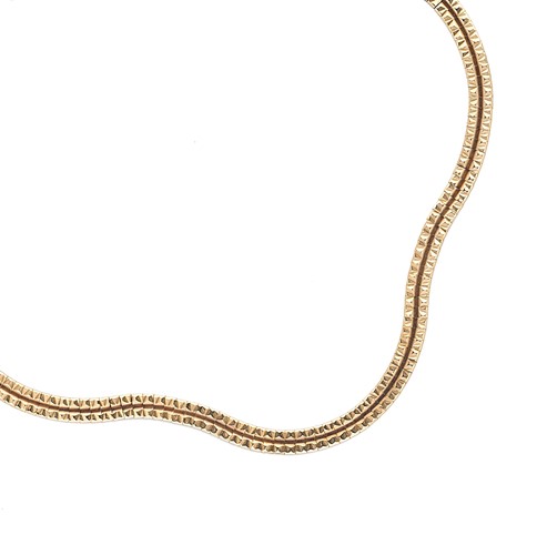 Lot 55 - A fancy collarette style necklace