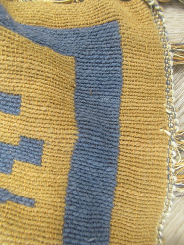 Lot 252 - A decorative hand-woven wall hanging or bedspread