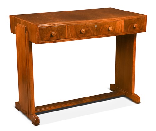 Lot 236 - A Heal's walnut writing or side table, circa 1925
