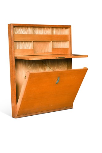 Lot 215 - A Rowley Gallery Art Deco wall mounted desk