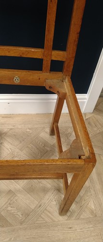 Lot 192 - Paul Matt for Brynmawr, an oak lattice back side chair