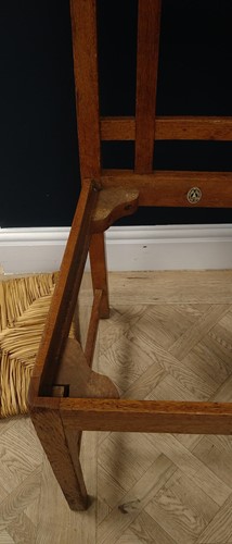 Lot 192 - Paul Matt for Brynmawr, an oak lattice back side chair