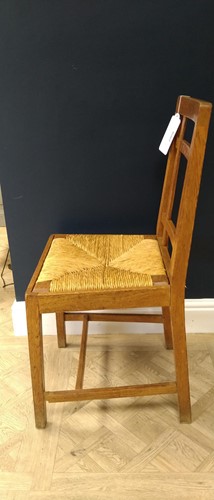 Lot 192 - Paul Matt for Brynmawr, an oak lattice back side chair