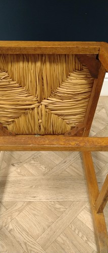 Lot 192 - Paul Matt for Brynmawr, an oak lattice back side chair