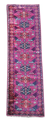 Lot 862 - A Karajah style runner rug, late 20th century